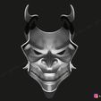 12.jpg Shan Hai Scrolls Jhin Mask - Jhin God - League Of Legends 3D print model