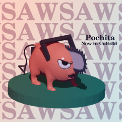PochitaPromo.png Download STL file Pochita - ChainsawMan • 3D printable design, anthonysamir3d