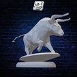 Slayt1.jpg Angry Looking Bull - Low Poly - Bust - Excellent Design - Decor