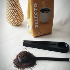cuchara3.jpeg STL file spoon and sealer for coffee・3D printing model to download