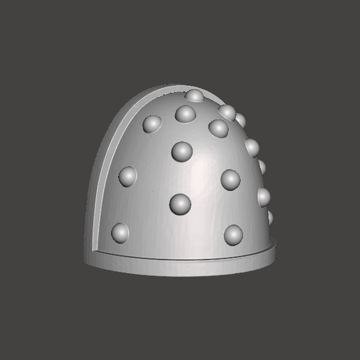 Studded Pauldrons for SM2 JT 1/18