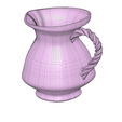 coffee-tea-pot-vase-79A-low-91.png stylish coffee milk tea cream pot vase cup vessel watering can for flowers ctp-79 for 3d-print or cnc