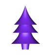 christmas_tree.stl Test tube christmas plug decoration