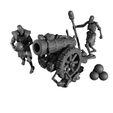 Skeletal-cannon-crew-from-Mystic-Pigeon-Gaming.jpg The Gravekeeper With Undead Minions and Cannon (Multiple models, weapon combos and poses)