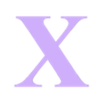 X.STL Letras del alfabeto