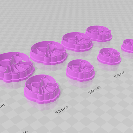 Capture1.png Clay Cutter STL File Peaked Hoop - Modern Earring Digital File Download- 8 sizes & 2 Cutter Versions, cookie cutter