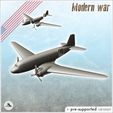 1-PREM-WB-DV-V06-Douglas-DC-3-C-47-Skytrain-Dakota-C-53-Skytrooper.jpg Douglas DC-3 C-47 Skytrain Dakota C-53 Skytrooper heavy aircraft - USA US Army Cold War America Era Iron Curtain Warfare Crisis Conflict