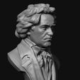 14.jpg Ludwig van Beethoven portrait sculpture 3D print model