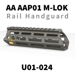 Archivo 3MF AIRSOFT - AK-47 HANDGUARD 10 🔫・Modelo para descargar