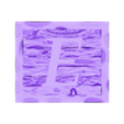 (E) 1 Piece.stl Rustic Picture Frame Alphabet