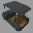 Low_Poly_Golfing_Car_Render_03.png Low Poly golf cart // Design 01