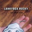 353788289_979165516753261_9019628402841140961_n.jpg LankyBox Rocky Character / Magnet/ toy/ decoration Roblox / cake topper / kids birthday decoration / Rocky