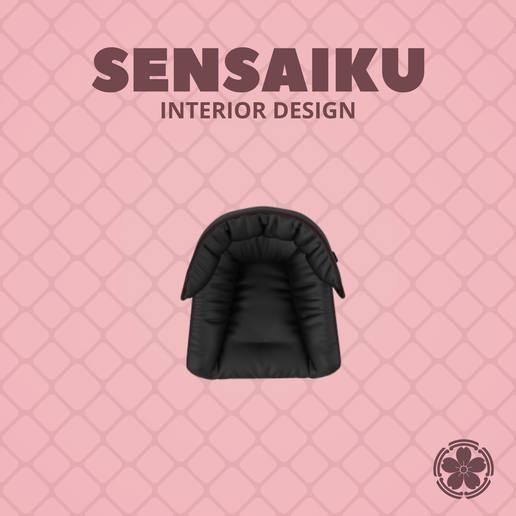 Miniature Replica 1:12 Patricia Urquiola 68. Tabano Chair for Miniature Dollhouse - 3D Print Instant Download - Miniature Furniture Designer Series