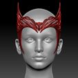 SCARLET_WITCH_CROWN_MULTIVERSE_OF_MADNESS_WANDA_TIARA_DOCTOR_STRANGE_STL_3D_PRINT_FILE-00.jpg Scarlet Witch Crown - Wanda Tiara Headpiece - Multiverse of Madness inspired version - fan made 3D model
