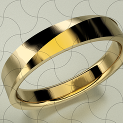 AM6.png STL file Fine Jewelry, Modern Ring 024・3D printable design to download