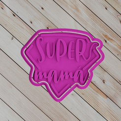 untitled.png STL file COOKIE CUTTER super mama・3D print model to download
