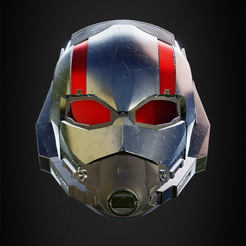 1.png Ant-Man Helmet for Cosplay 3D print model