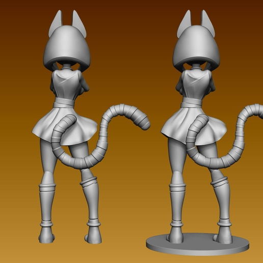 Descargar Archivo STL Ankha Dancing Cat Animal Crossing 3D Print Model ...