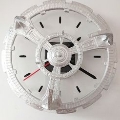 c2f1f1f3e9dadd951f5874984e9856c7_display_large.JPG Free STL file Deep Space 9 Clock (Laser cutter)・3D printable object to download