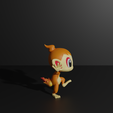 Chimchar3.png Chimchar pokemon 3D print model