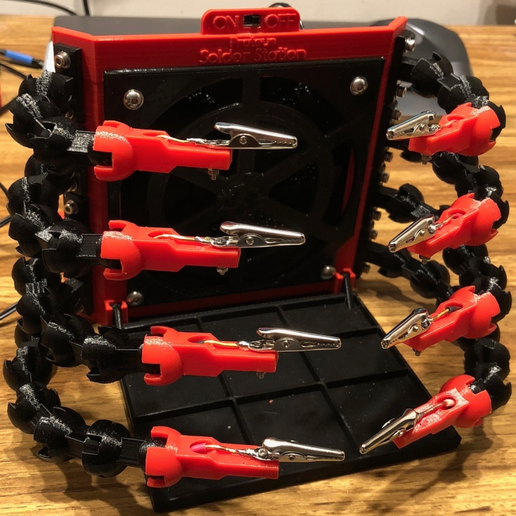 Proteus Solder Station - 80mm/120mm fan 3D model