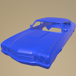 b14_012.png STL file Chevrolet Chevelle SS 396 hardtop coupe 1970 PRINTABLE CAR BODY・3D print design to download