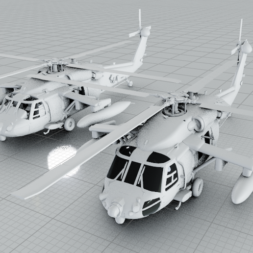 MH-60 Helicopter model