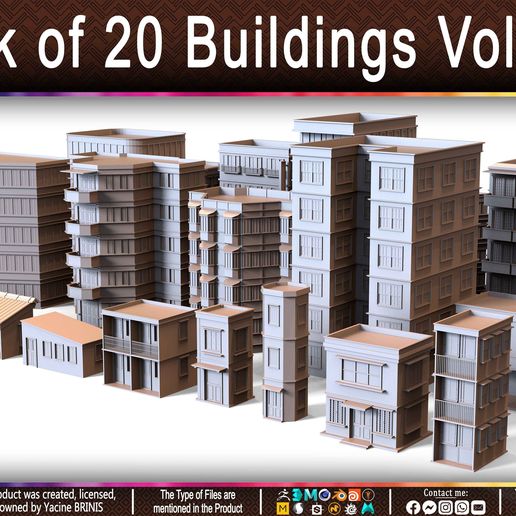 Pack-of-20-Buildings-Volume-02-Sculpted-By-Yacine-BRINIS-Set-042.jpg Pack of 20 Buildings Volume 02