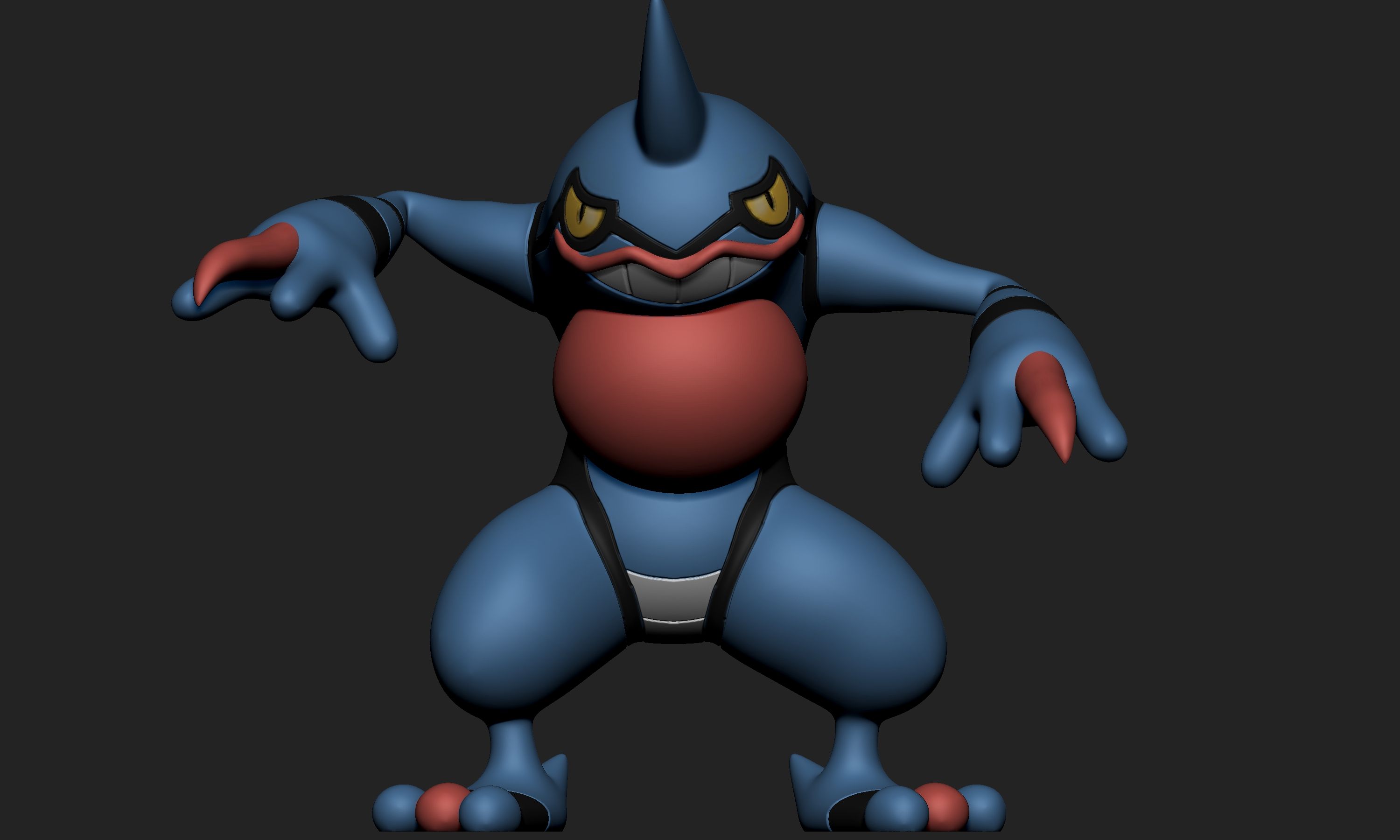 Descargar archivo STL Pokemon - Croagunk y Toxicroak • Diseño ...