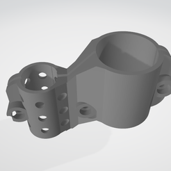 AK74_FlashlightMount.png Free STL file AK flashlight mount・3D printing idea to download