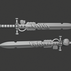 Force_Sword.png Бесплатный STL файл Силовой меч・Объект для скачивания и 3D печати