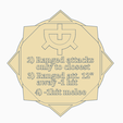 7a 2) Ranged attacks Cayo to closest $) Ranged att. 12” ; anuvayy =il Init Io nit males | <TD Marqueurs d'effroi - Doom Despair Darkness - Chevaliers du Chaos