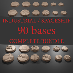 complete-front-1img.png COMPLETE BUNDLE - SPACESHIP / INDUSTRIAL BASES - 40MM 32MM 25MM