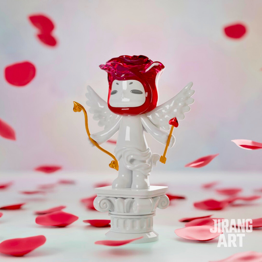 boy alone Valentine's Day STL 3D Print Model (14 cm)