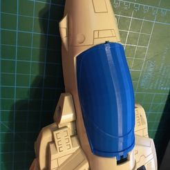 IMG_8294.jpg STL file Matchbox Robotech Valkyrie fighter replacement canopy・Template to download and 3D print