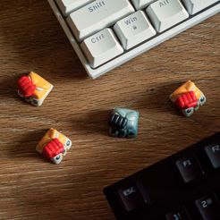 Onepunch_keycaps_00.jpg Клавиатура с одним перфоратором - Механическая клавиатура