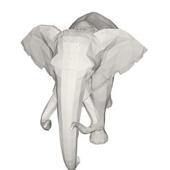 10001.jpg 3D file Elephant・3D printer design to download