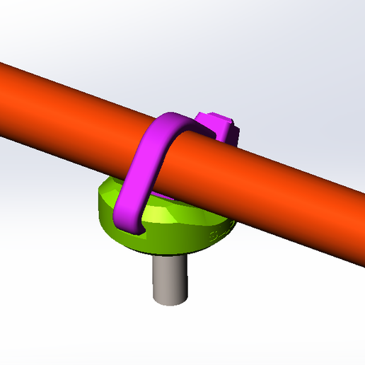 SL_ST CABLE Tie M3 SKREW BASE-00 3D model