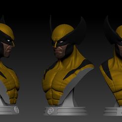 Preview-2.jpg Wolverine Bust STL
