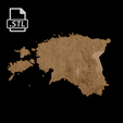 7.png Topographic Map of Estonia – 3D Terrain