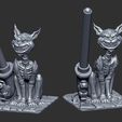 6356.jpg Porte-stylo Cheshire Cat