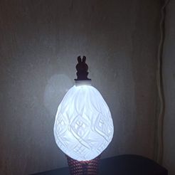 photo_2023-04-09_20-06-42.jpg Free STL file Remix Lamp Easter Egg・3D printable model to download