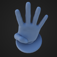 Four_2.png 3D Hand Sign "Four"