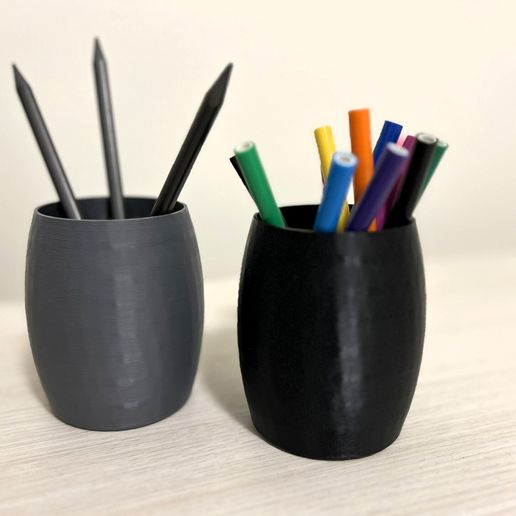 Smooth Round Pencil Holder