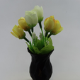 Capture d’écran 2016-11-22 à 19.03.08.png Free STL file Half low poly Vase・3D printing template to download