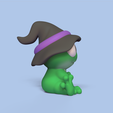 Cod1383-FrogWitchHat1-3.jpg Frog Witch Hat