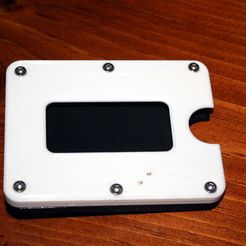 IMG_1262.JPG Free STL file Front Pocket / Thin / Slim / Minimalist Wallet・3D printing template to download
