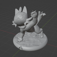 Screenshot-271.png Torracat pokemon 3D print model