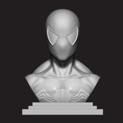1.jpg Archivo STL Busto Spiderman Venom・Diseño imprimible en 3D para descargar