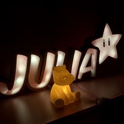 IMG_8681.jpg STL file HIPPO Nightlight・3D printing design to download